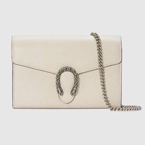 Gucci Wallet on a Chain Shoulder Bag White